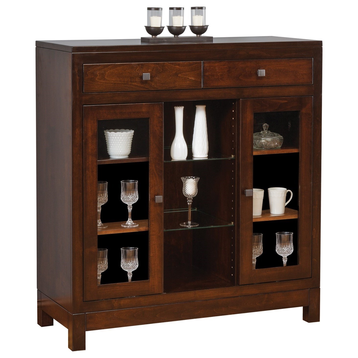 Small china online display cabinet